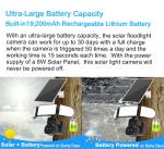 Built In 90db Siren Alarm And Two Way Audio LTE Cellular Security Camera 0-15M