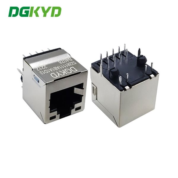DGKYD52281111AB1A1D12B4078 RJ45 Single Ports Connector Without Transformer