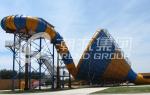 High Quality colorful Super Water Slide with Space Hole Long Slide for amusement