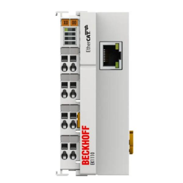 Buy BECKHOFF EK1110 EtherCAT Extension PLC Module at wholesale prices