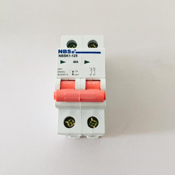 Buy NBSK1-125 Circuit Breaker Disconnect Switch , Circuit Disconnect Switch 40A at wholesale prices