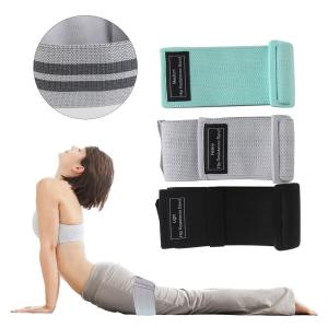 Quality Gray Latex Yoga Stretching Strap Rehabilitation Training Belt Bands for sale