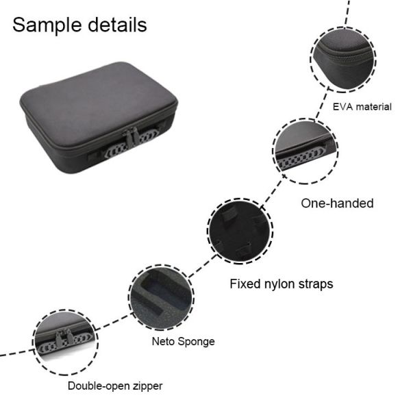 Custom PU Leather EVA Tool Case Intercom Package With Soft Lining Layer
