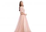 Elegant Europe Style Evening Dinner Dresses A - Line Soft And Romantic