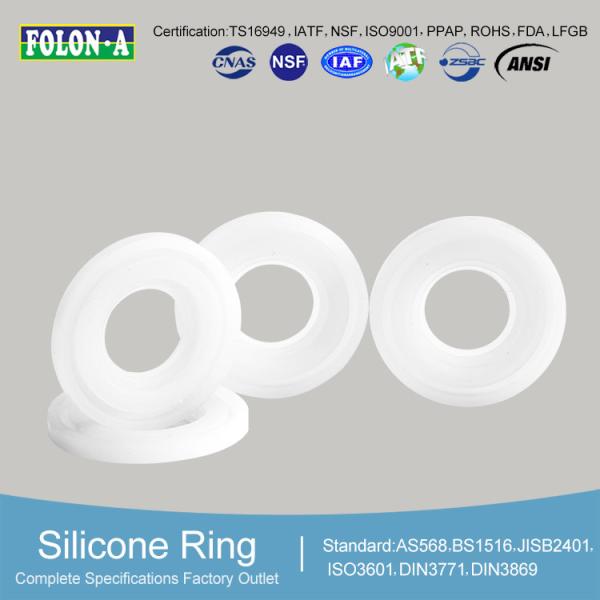 Buy -200\u00b0C To 350\u00b0C Temperature Range Black Ptfe Backup Ring For Dust Prevention Sealing at wholesale prices