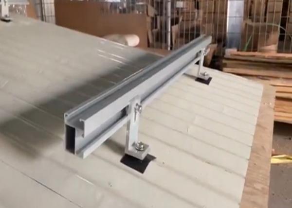 L Feet AL6005-T5 Metal Roof Solar Mounting Systems