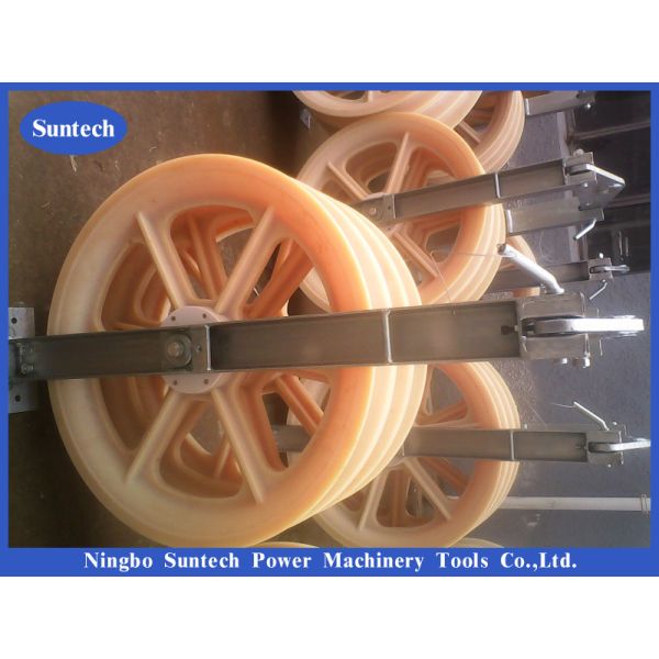 Overhead Line Single Sheave Conductor Stringing Triple Pulley Block