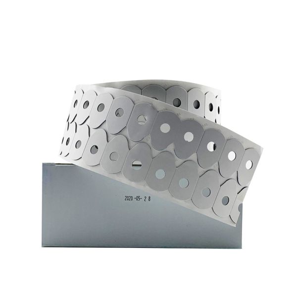 Dark Blue Optical Lens Hydrophobic Lens Edge Blocking Pads, 18 * 29mm, 1000pcs/roll