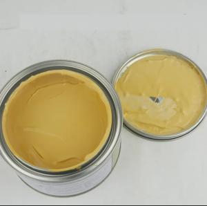 China Fast Drying Polyester Body Filler , Unsaturated Resin Yellow Paste Car Body Filler on sale