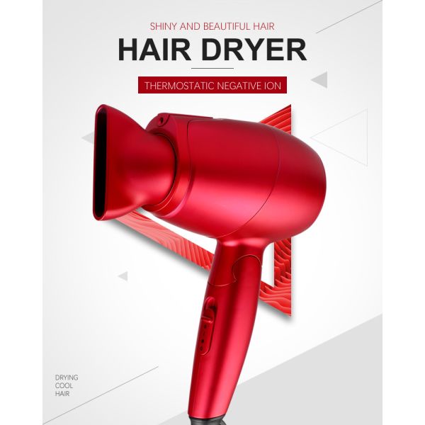 Dual Voltage 110-240V Hair Blow Dryer Travel With Folding Handle