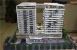 1 / 100 Scale 3D Acrylic Architecture Model Interactive Light Rendering Color