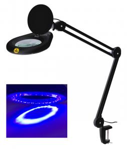 Quality UV magnifying lamp  ultraviolet magnifier lamp 5inch 127mm lens led light for sale