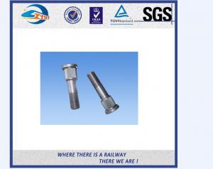 China Plain / Black Anodize Hex Bolt And Nut / Train Bolt , Tensile Strength ≥800Mpa on sale