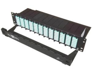 Quality 12 Separate Modules MPO MTP Patch Cord Distribution Panel Box 19&quot; 2U Rack Mount for sale