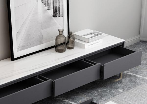 Buy Minimalist TV Unit Matching Coffee Table With Drawers at wholesale prices