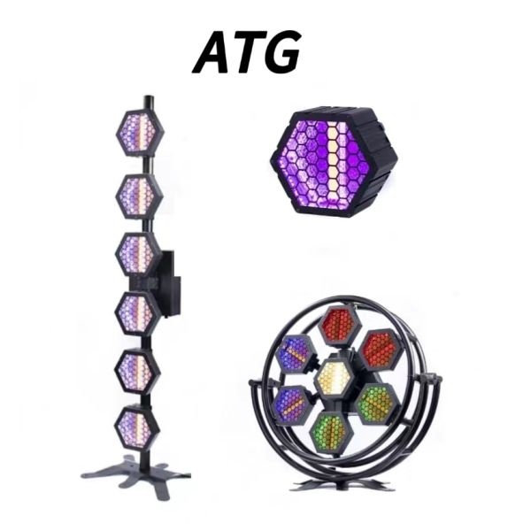 DMX Controlled LED RGB Single Retro Light Versatile Illumination for Enhanced Ambience