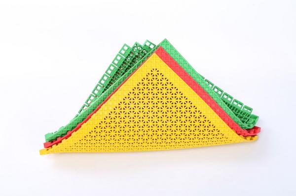 Buy Soft Europe Standard Interlocking Playground Mats , Modular Flooring For Backyard at wholesale prices