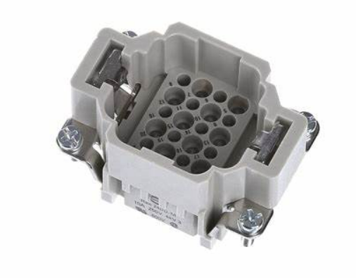 Harting 09 16 042 3001 Rectangular Han Insert, Plug 42way Crimp