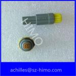 4 pin equivalent to lemo plug PAG push pull connector with self locking