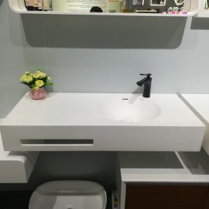 Buy cheap Fashionable Wall Hung Wash Hand Basin Single Hole Faucet Mount from wholesalers