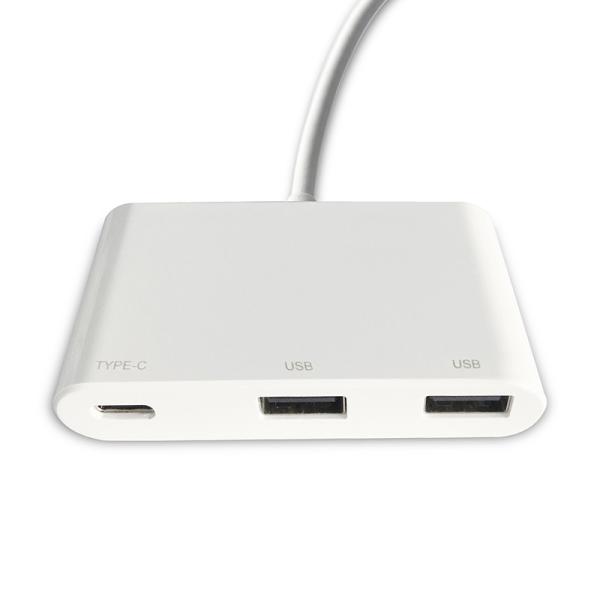 Buy Portable USB Type C Adapter Hub / 3 in 1 MacBook USB 3.0 To USB C Hub at wholesale prices