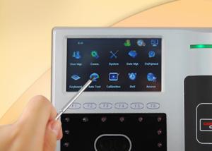 China Standalone or network face recognition time attendance system with SMS , T9 input , DST on sale