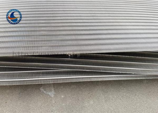 304 Stainless Steel Johnson Wedge Wire Screen Panels For Beer Filter