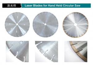 China 105mm 4in Laser Welding Diamond Saw Blade Wave Turbo Steel Core on sale