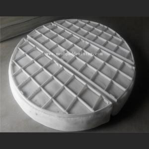China PTFE F4 Diameter 900mm Demister Pad Height 200mm Round Shape Knit Mesh on sale