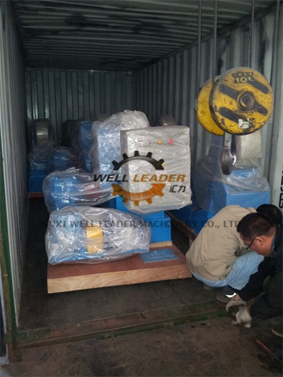 6 M/h to 60 M/h Welding Pipe Roller Rotator with PU Metal Rollers Moving on Rails