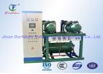 Heavy duty multiple compressor parallel compressor racks for fruit cold storage