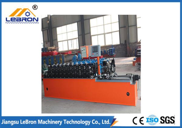 Buy High strength smooth straight door frame cold roll forming machine automatic type PLC system control at wholesale prices