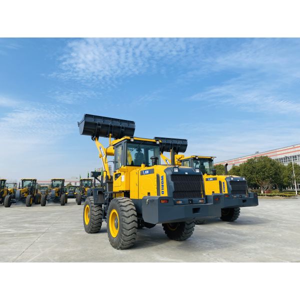Streamlined Appearance Small Wheel Loader 92kW Front Loader Construction Equipment