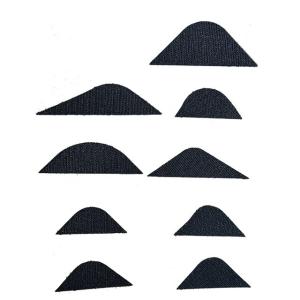 Quality Small Size Hook And Loop Patches Black Hook And Loop Fastener for sale