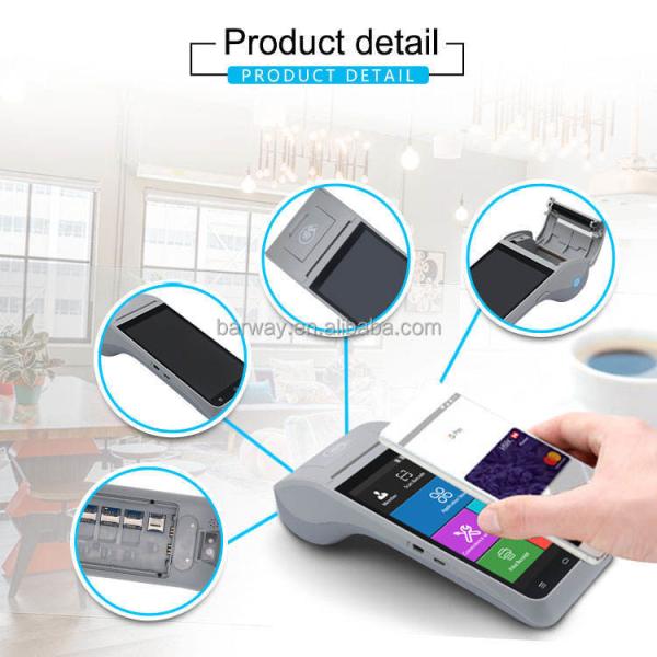 5.5 Inch Touch Screen PDA NFC Android Mobile Handheld POS Terminal Mini POS