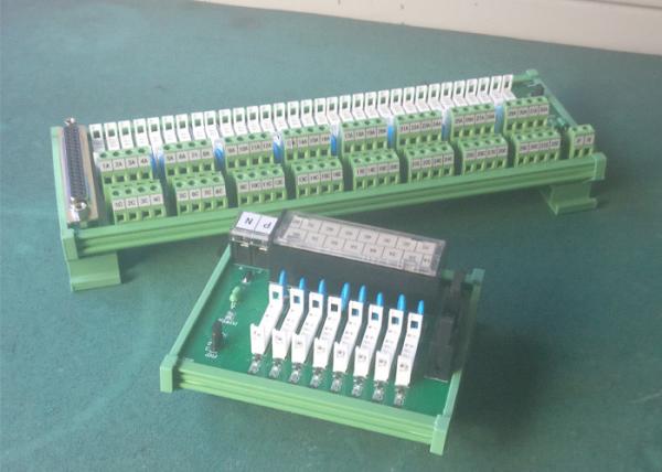 PLC Output Interface I O Relay Module With MIL / IDC Mounted Connector