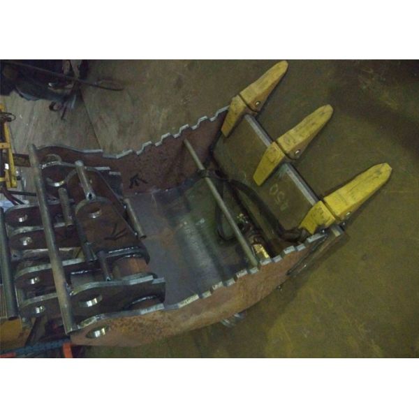 Customized Hydraulic Worm Excavator Rotating Grapple Q345B + Hardox