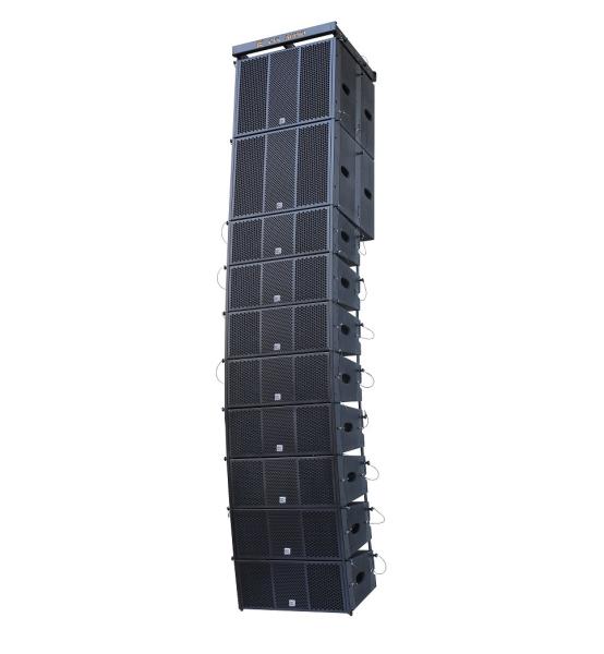 CVR Dual 8 Inch Stage Light Sound Passive Line Array Speaker Power Voice System