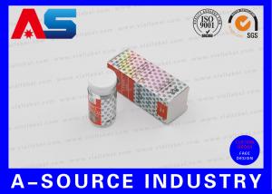 China Peptide Oil Tablet 10ml Bottle Labels Custom Design Hologram Printing stickers for glass bottle on sale