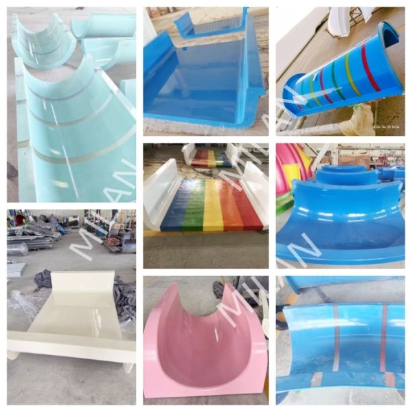 Durable Public Water Slide Funny Commercial Pool Slides For Children