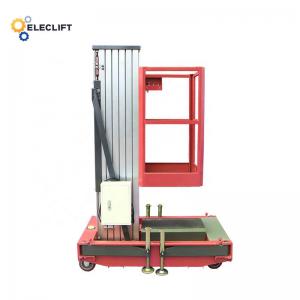 Quality Aluminium Alloy Lifting Platform Scissor Lift Single Man 6m-18m for sale