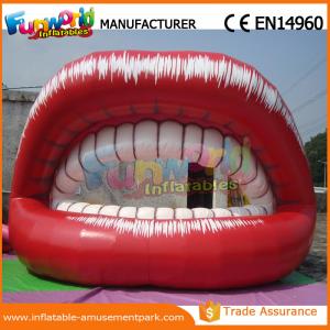 Quality 5m Long Red Advertising Inflatables Big Month Ladies Lip for Promotion for sale