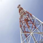 60 Degree Angle 4 Legged Angular Self Supporting Lattice Tower Steel Communicati