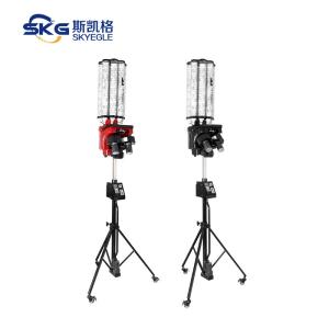 Quality LCD Remote Control Badminton Training Machine With 180 Degree Serve for sale