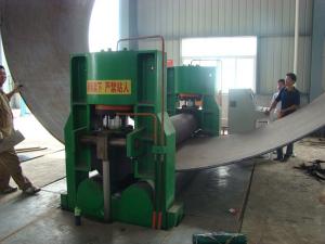 Quality 8mm Thickness Plate Rolling Machine , Hydrulic 3 Rolls Sheet Rolling Machine for sale