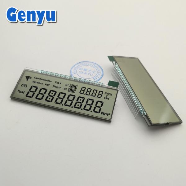 Buy Custom Size LCD Display Gas Meters HTN Positive Reflective LCD Screen 78x30mm at wholesale prices
