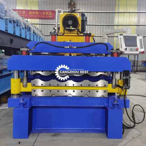 1000mm Double Layer Forming Machine Roofing Sheet R Panel