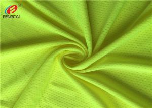 Quality Polyester Spandex Stretch Mesh Fabric Single Jersey Weft Knitted Fabric for sale